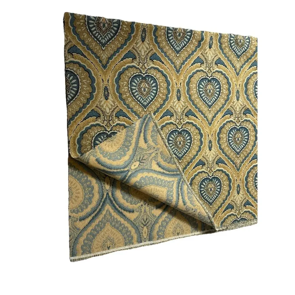 Beautiful Luxury Tapestry Printed Textile Fabric Decor Wall Table Bed Green Blue